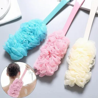 Body Scrubber Brush With Long Handle (1 pc)
